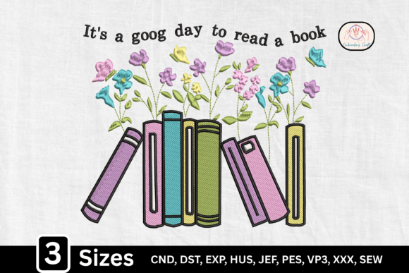A Book Lover's Cozy Embroidery Design Review