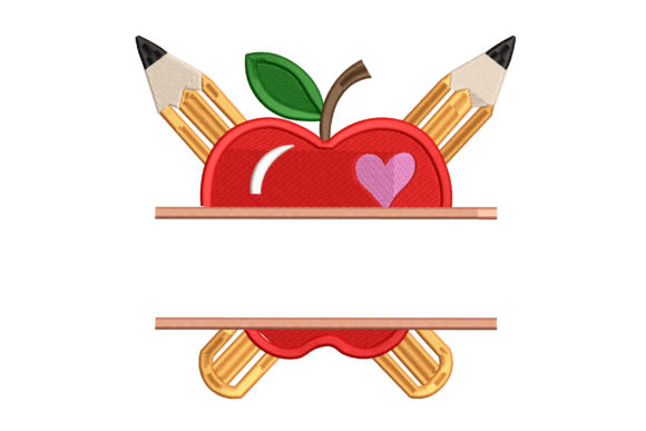 Apple and Pencils Split Monogram: A Designer’s Craft Fair Review
