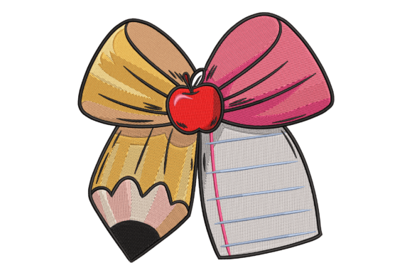 Back to School Bow: An Embroidery Designer’s Review