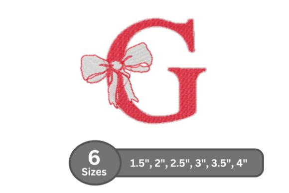 Cherry Knot Alphabet -G: A Designer's Take for Boutique Apparel