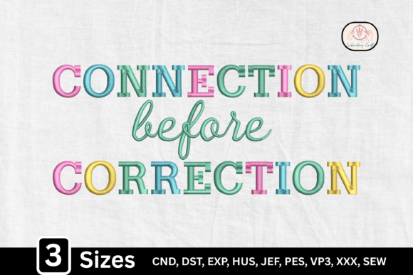 Connection Before Correction Teacher: Seasonal Embroidery Review