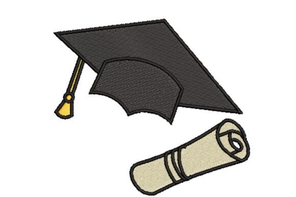 Graduation Cap and Diploma Embroidery Design Review