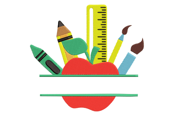 School Supplies Split Monogram: A Holiday Product Review