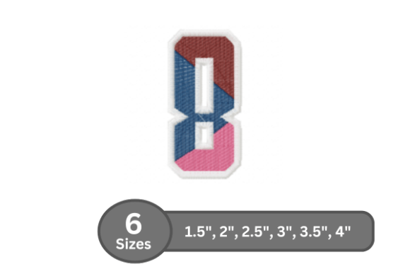 Street Varsity Number 8 Embroidery Design Review