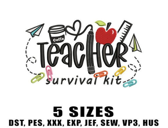 Teacher Survival Kit: A Seasonal Embroidery Designer's Review