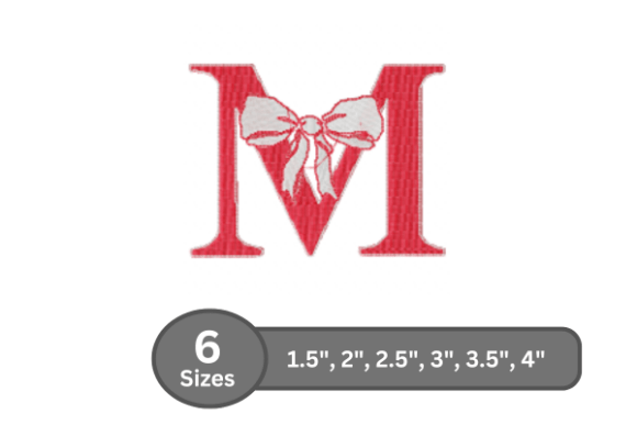 The Cherry Knot Alphabet M: A Designer's Take for Boutique Sweatshirts